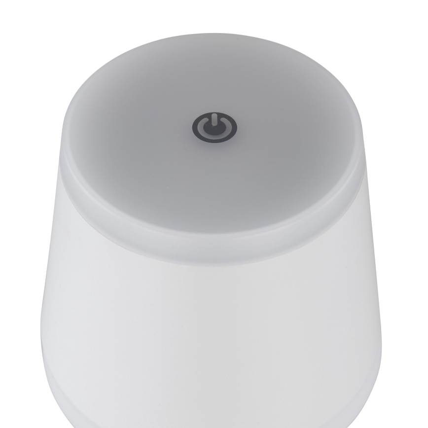 Globo - LED Димируема акумулаторна настолна touch лампа LED/4,6W/230V 1800 mAh USB IP54 бял
