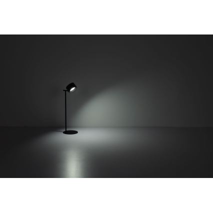 Globo - LED Димируема сензорна настолна лампа 4в1 LED/4W/5V 3000/4000/5000K 1200 mAh черен