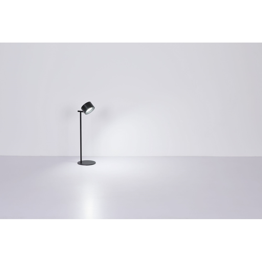 Globo - LED Димируема сензорна настолна лампа 4в1 LED/4W/5V 3000/4000/5000K 1200 mAh черен