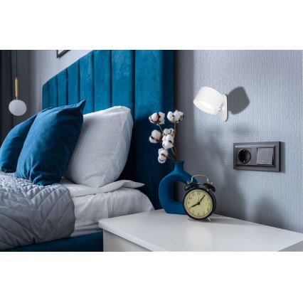 Globo - LED Димируема сензорна настолна лампа 4в1 LED/4W/5V 3000/4000/5000K 1200 mAh бял
