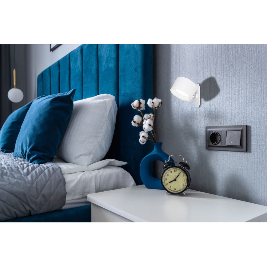 Globo - LED Димируема сензорна настолна лампа 4в1 LED/4W/5V 3000/4000/5000K 1200 mAh бял