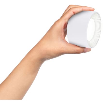 Globo - LED Димируема сензорна настолна лампа 4в1 LED/4W/5V 3000/4000/5000K 1200 mAh бял