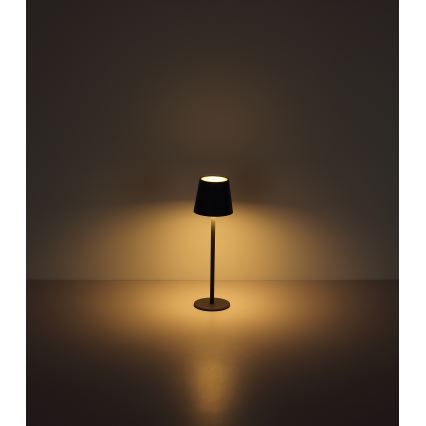 Globo - LED Димируема сензорна екстериорна лампа LED/3W/3,7V IP44 1800mAh + USB черен