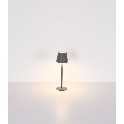Globo - LED Димируема сензорна екстериорна лампа LED/3W/3,7V IP44 1800mAh + USB черен