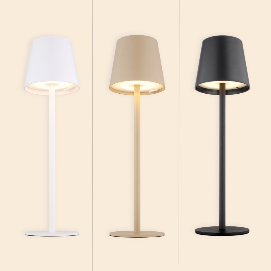 Globo - LED Димируема сензорна екстериорна лампа LED/3W/3,7V IP44 1800mAh + USB черен