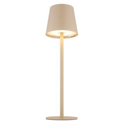 Globo - LED Димируема сензорна екстериорна лампа LED/3W/3,7V IP44 1800 mAh USB бежов