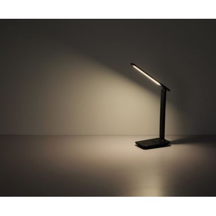 Globo - Настолна LED презареждаема лампа с докосване и димиране LED/4W/5V 2700/4000/6500K 1800 mAh черна