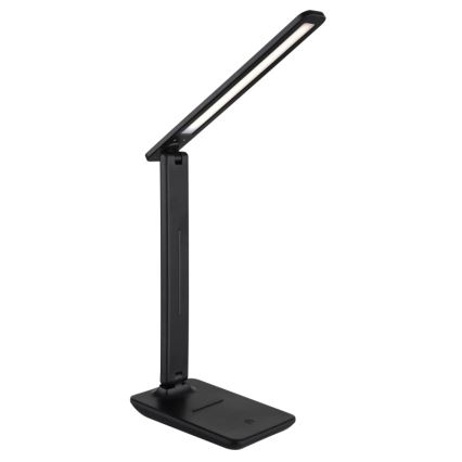Globo - LED Сензорна димируема акумулаторна настолна лампа LED/5W/5V 2700/4000/6500K 1800 mAh черен