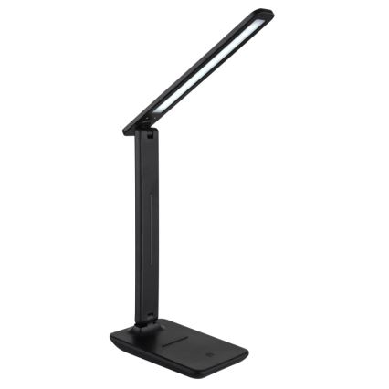 Globo - LED Сензорна димируема акумулаторна настолна лампа LED/5W/5V 2700/4000/6500K 1800 mAh черен