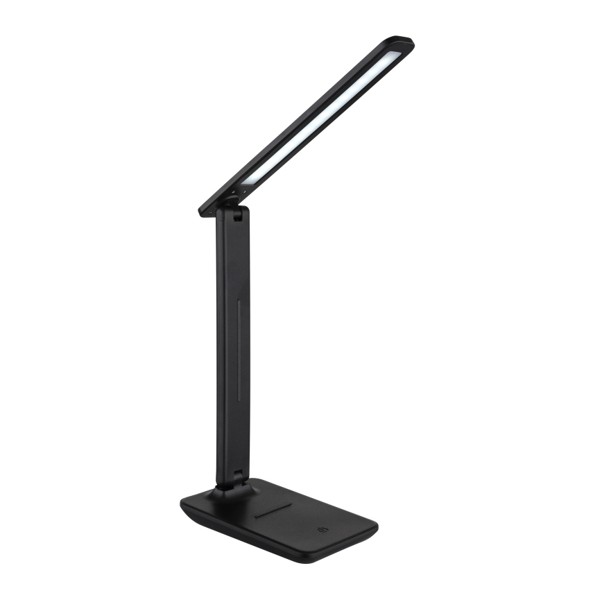 Globo - LED Сензорна димируема акумулаторна настолна лампа LED/5W/5V 2700/4000/6500K 1800 mAh черен