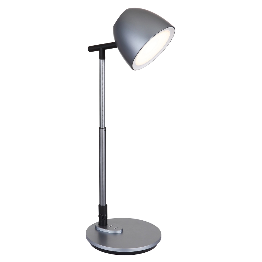 Globo - LED Димируема сензорна настолна лампа LED/7,5W/230V 3000K/4000K/6500K сив