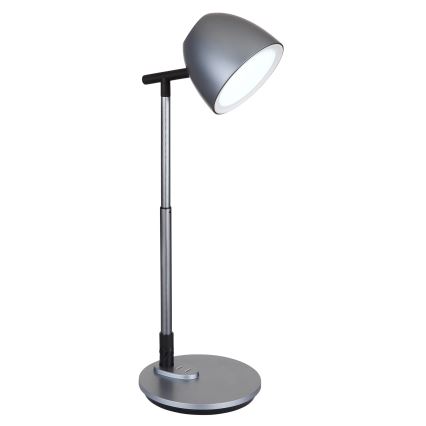 Globo - LED Димируема сензорна настолна лампа LED/7,5W/230V 3000K/4000K/6500K сив