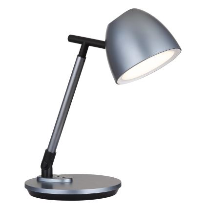 Globo - LED Димируема сензорна настолна лампа LED/7,5W/230V 3000K/4000K/6500K сив