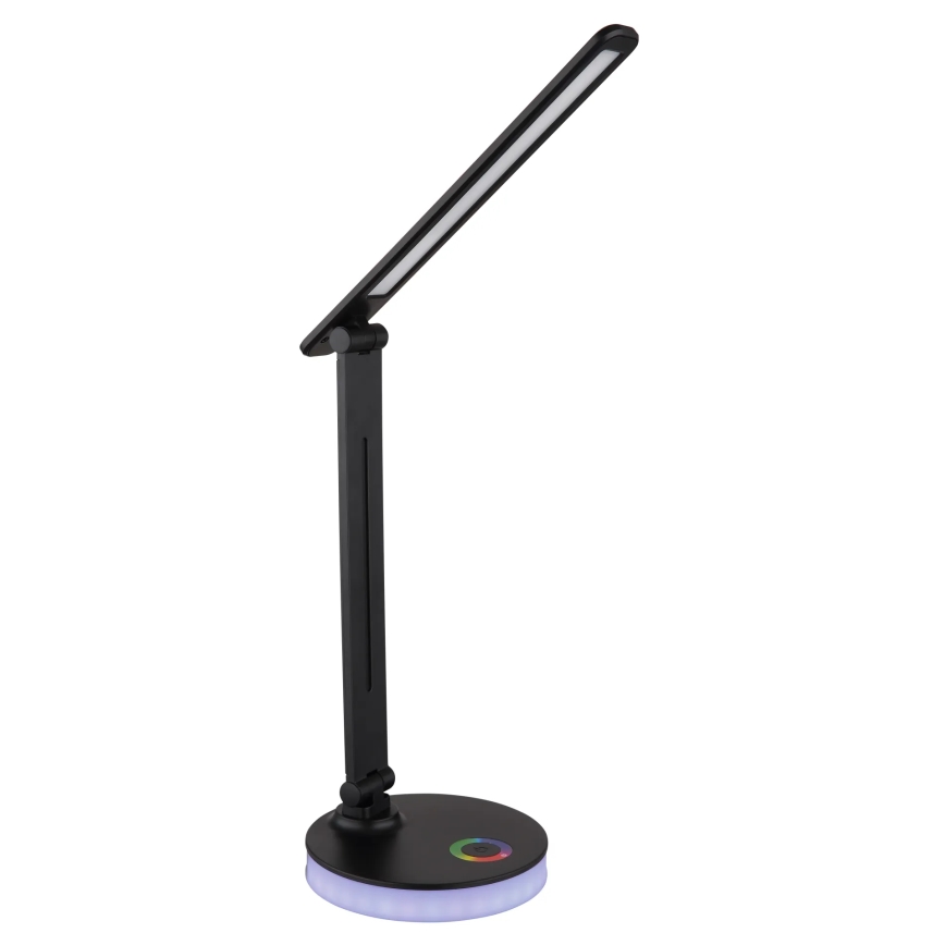 Globo - LED RGBW регулируема настолна лампа с докосване LED/5W/230V + LED/2W 2700K/4000K/6500K черна