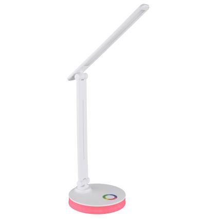 Globo - LED RGBW Димируема сензорна настолна лампа LED/5W/230V + LED/2W 2700K/4000K/6500K бял