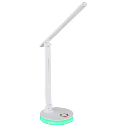 Globo - LED RGBW регулируема настолна лампа с докосване LED/5W/230V + LED/2W 2700K/4000K/6500K бяла
