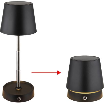 Globo - LED димируема сензорна презареждаема настолна лампа LED/1,2W/5V 1200 mAh