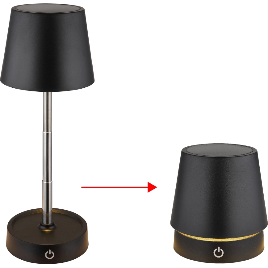 Globo - LED димируема сензорна презареждаема настолна лампа LED/1,2W/5V 1200 mAh