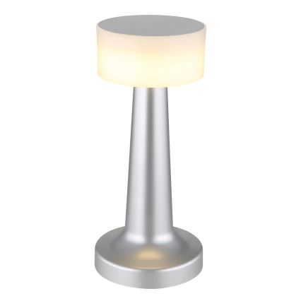 Globo - LED Димируема сензорна настолна лампа LED/1W/3,7V 2700K/4000K/6500K 800 mAh USB матов хром