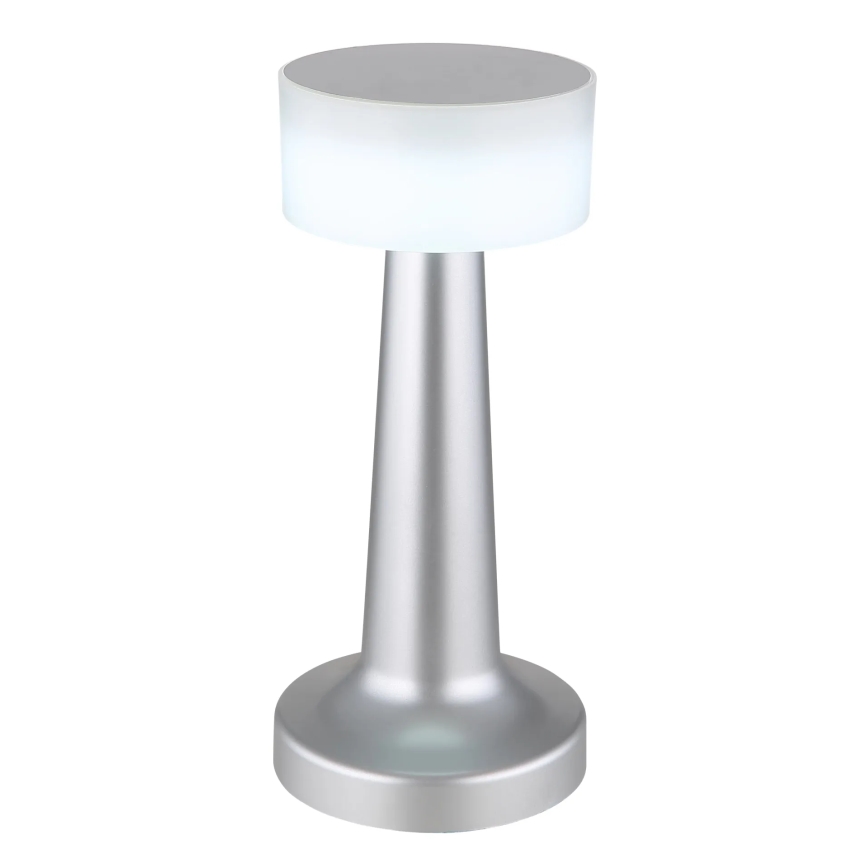 Globo - LED Димируема сензорна настолна лампа LED/1W/3,7V 2700K/4000K/6500K 800 mAh USB матов хром