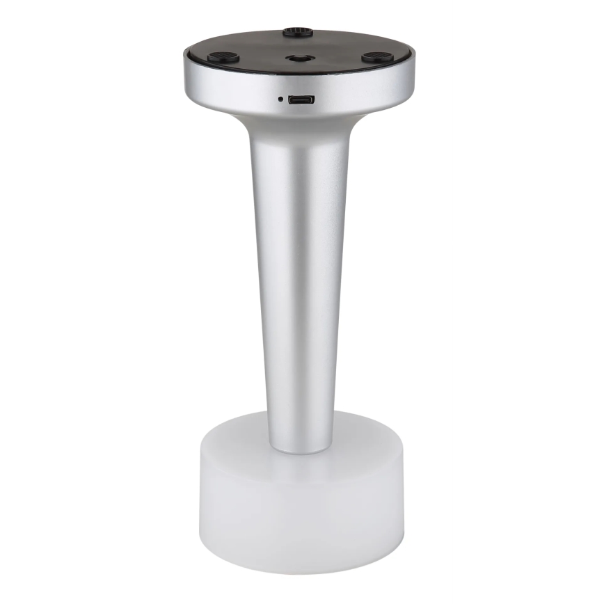 Globo - LED Димируема сензорна настолна лампа LED/1W/3,7V 2700K/4000K/6500K 800 mAh USB матов хром
