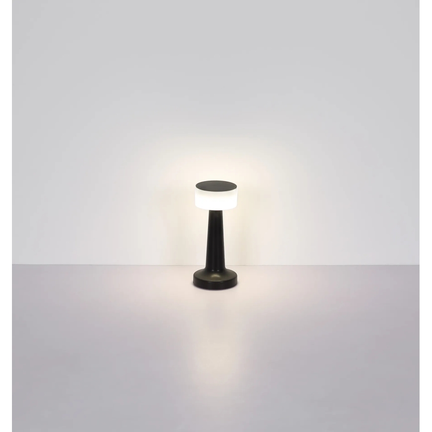 Globo - LED регулируема настолна лампа с докосване LED/1W/3,7V 2700K/4000K/6500K 800 mAh USB черна