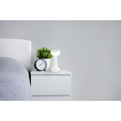 Globo - LED Димируема сензорна настолна лампа LED/1W/3,7V 2700K/4000K/6500K 800 mAh USB бял
