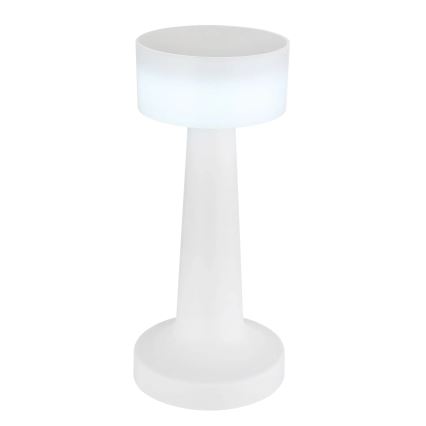 Globo - LED Димируема сензорна настолна лампа LED/1W/3,7V 2700K/4000K/6500K 800 mAh USB бял