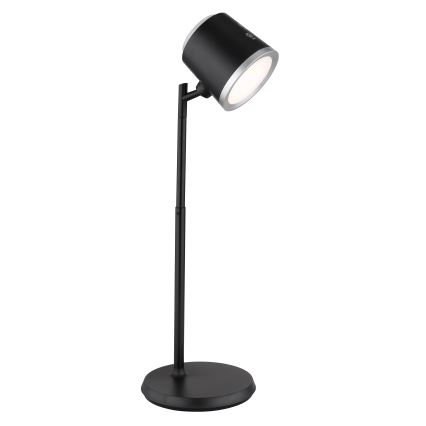 Globo - LED Димируема сензорна настолна лампа 4в1 LED/6W/3,7V 3000K/4000K/6500K 1500 mAh USB черен