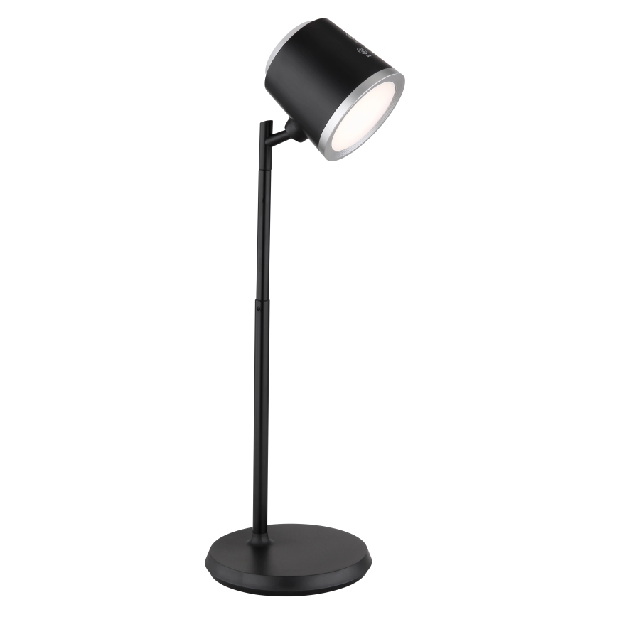 Globo - LED Димируема сензорна настолна лампа 4в1 LED/6W/3,7V 3000K/4000K/6500K 1500 mAh USB черен
