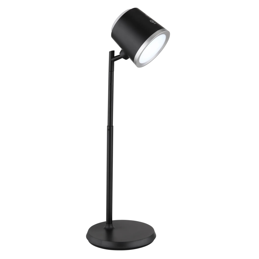 Globo - LED Димируема сензорна настолна лампа 4в1 LED/6W/3,7V 3000K/4000K/6500K 1500 mAh USB черен