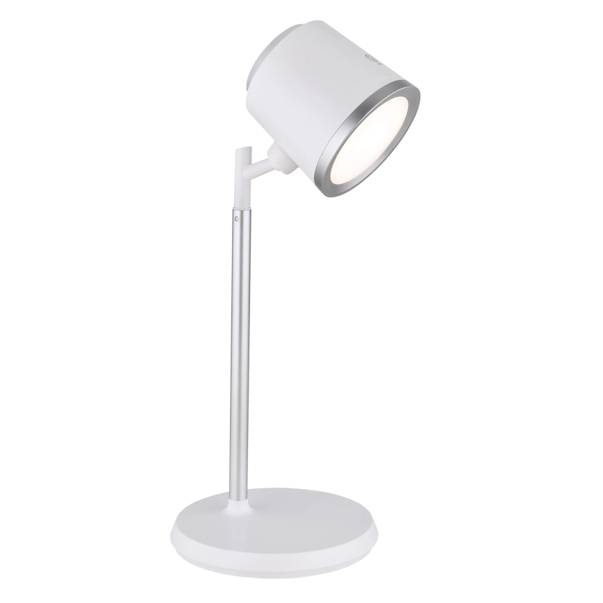 Globo - LED Димируема сензорна настолна лампа 4в1 LED/6W/3,7V 3000K/4000K/6500K 1500 mAh USB бял
