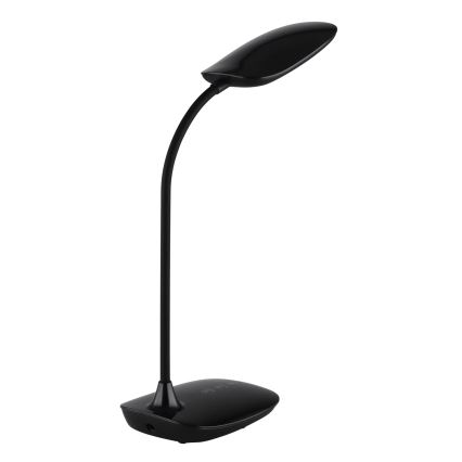 Globo - LED Димируема сензорна настолна лампа LED/9W/230V 3000K/4000K/6500K CRI 90 черен