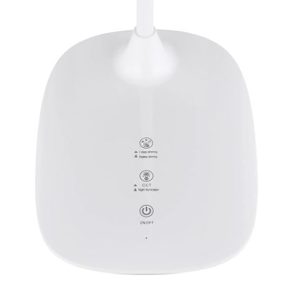 Globo - LED Димируема сензорна настолна лампа LED/9W/230V 3000K/4000K/6500K CRI 90 бял