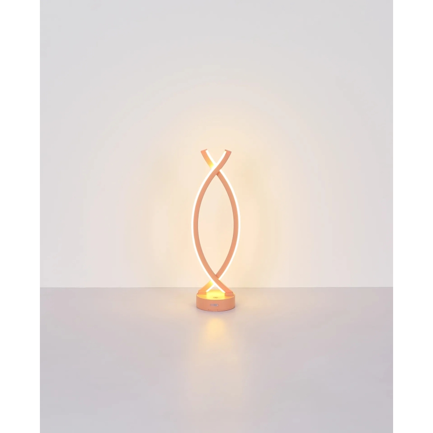 Globo - LED регулируема настолна лампа с докосване LED/1W/3,7V 3000K 1800 mAh USB розова