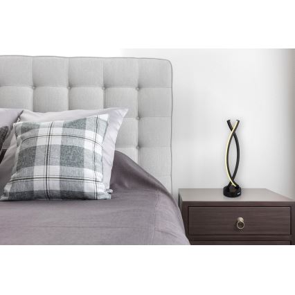 Globo - LED регулируема настолна лампа с докосване LED/1W/3,7V 3000K 1800 mAh USB черна