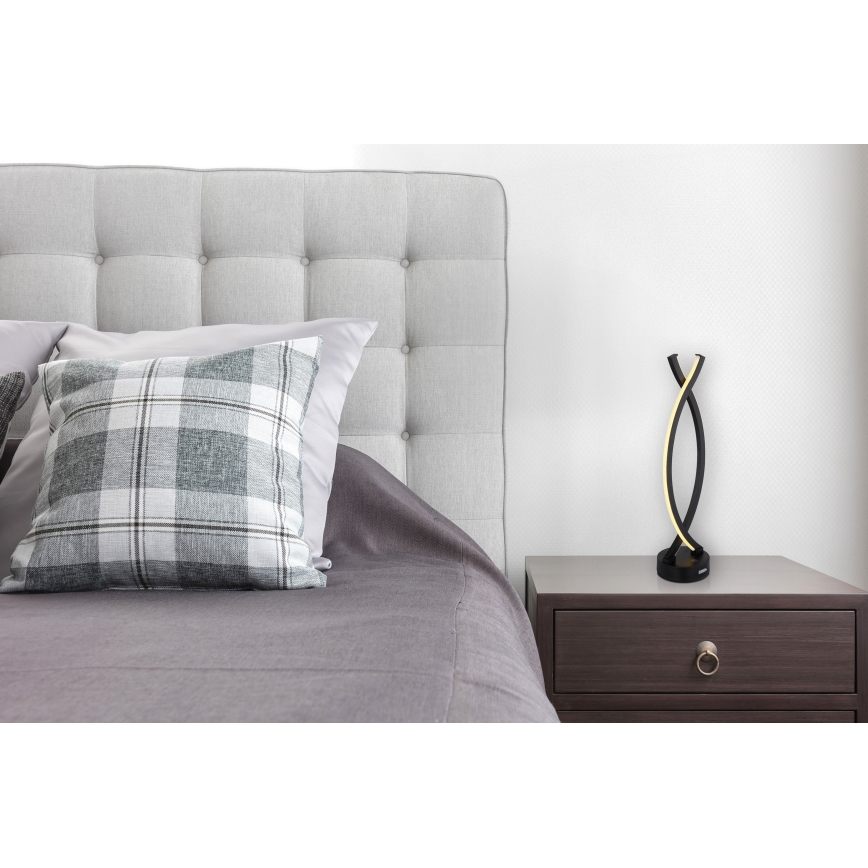 Globo - LED регулируема настолна лампа с докосване LED/1W/3,7V 3000K 1800 mAh USB черна