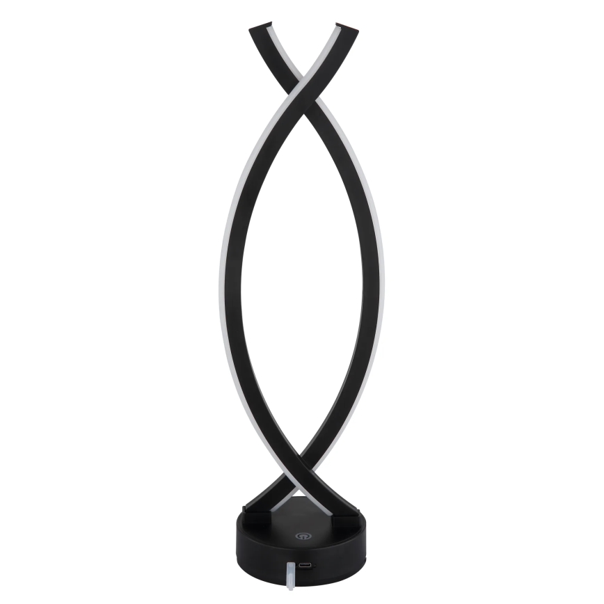 Globo - LED регулируема настолна лампа с докосване LED/1W/3,7V 3000K 1800 mAh USB черна