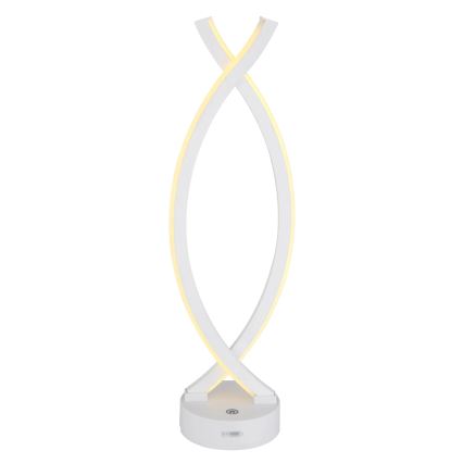 Globo - LED Димируема сензорна настолна лампа LED/1W/3,7V 3000K 1800 mAh USB бял