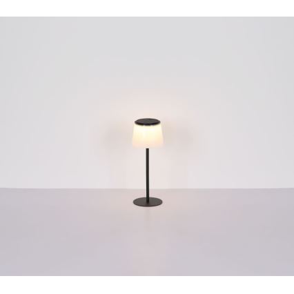 Globo - LED Димируем докосване екстериорен настолна лампа LED/1,8W/5V IP44 1800 mAh черен/бял