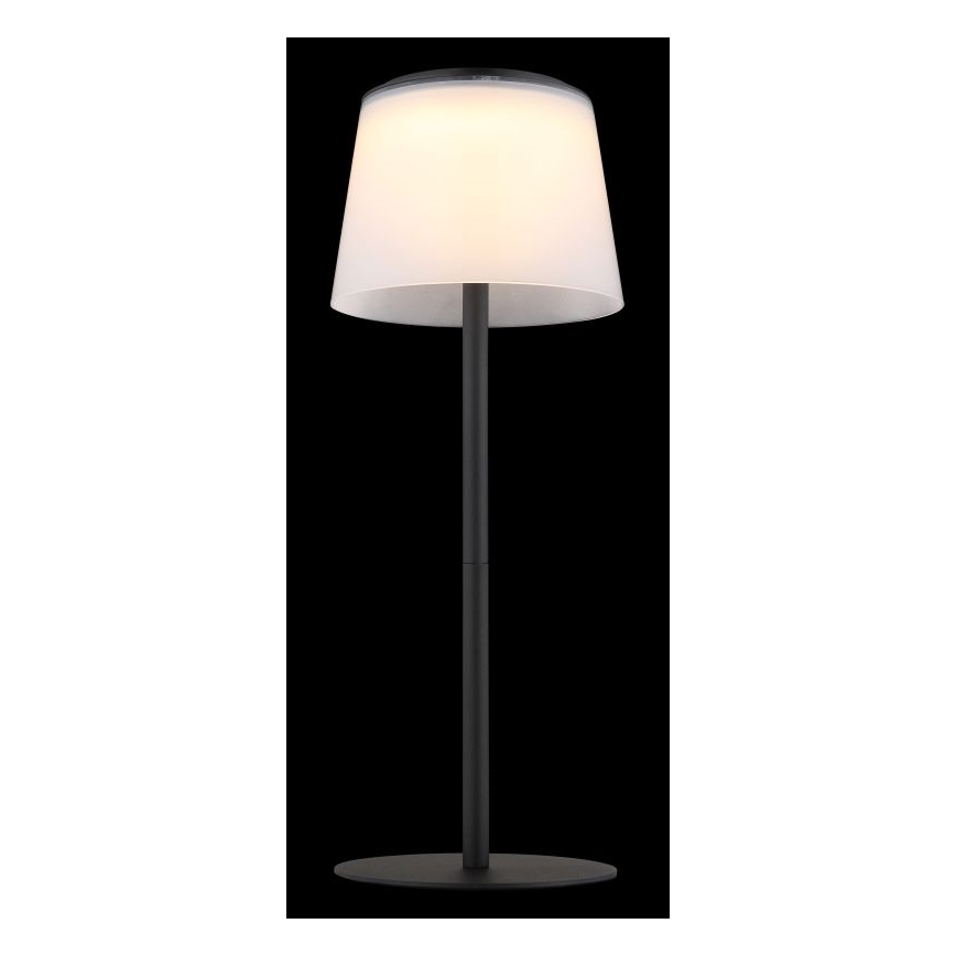 Globo - LED Димируем докосване екстериорен настолна лампа LED/1,8W/5V IP44 1800 mAh черен/бял