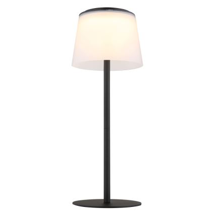 Globo - LED Димируем докосване екстериорен настолна лампа LED/1,8W/5V IP44 1800 mAh черен/бял