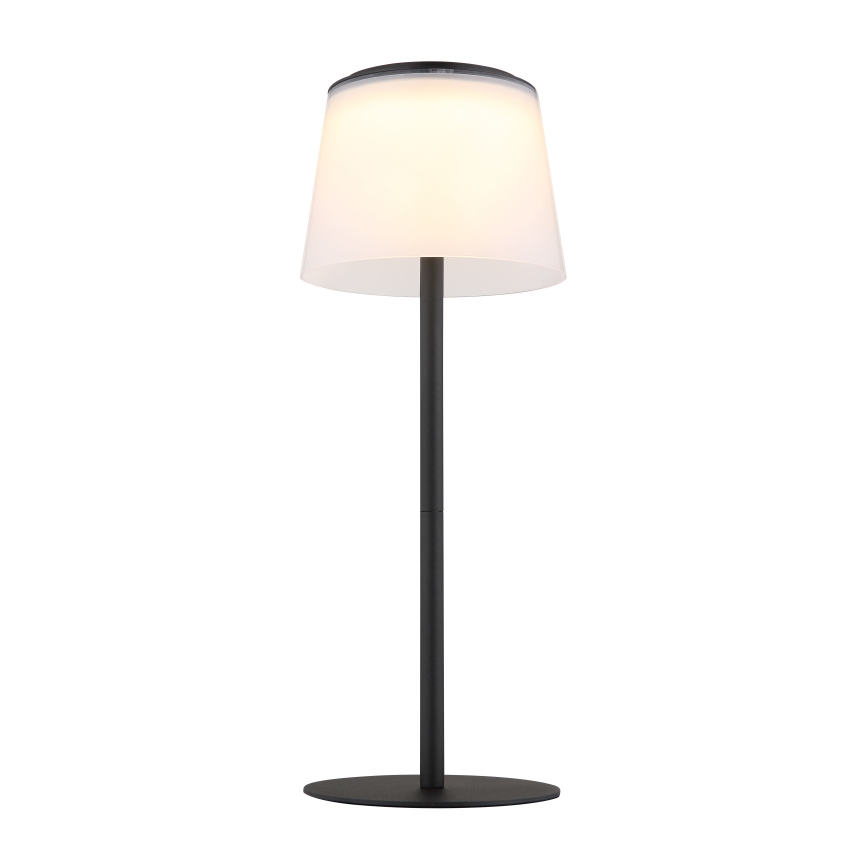 Globo - LED Димируем докосване екстериорен настолна лампа LED/1,8W/5V IP44 1800 mAh черен/бял