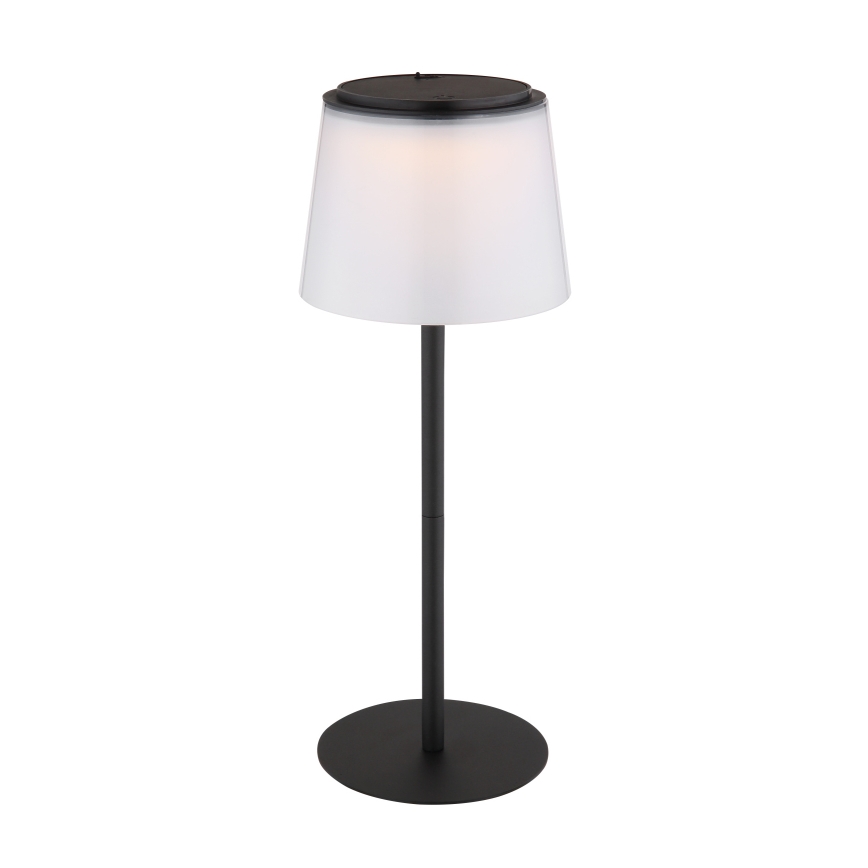 Globo - LED Димируем докосване екстериорен настолна лампа LED/1,8W/5V IP44 1800 mAh черен/бял