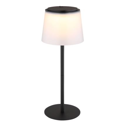 Globo - LED Димируем докосване екстериорен настолна лампа LED/1,8W/5V IP44 1800 mAh черен/бял