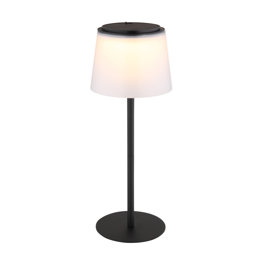 Globo - LED Димируем докосване екстериорен настолна лампа LED/1,8W/5V IP44 1800 mAh черен/бял