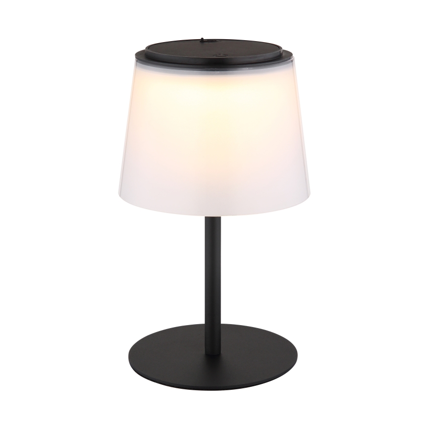 Globo - LED Димируем докосване екстериорен настолна лампа LED/1,8W/5V IP44 1800 mAh черен/бял