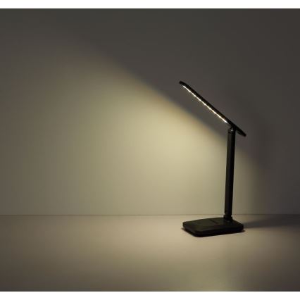 Globo - LED регулируема настолна лампа с докосване LED/3W/5V 2800/4000/6500K 1800 mAh черна