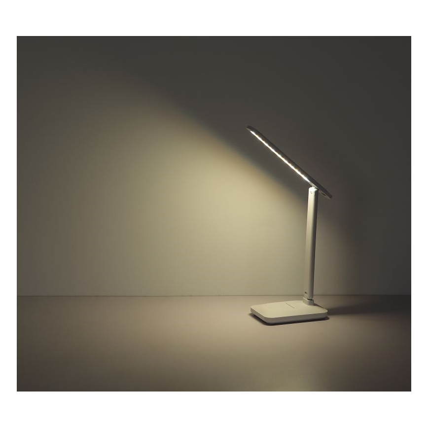 Globo - LED Димируема акумулаторна настолна touch лампа LED/3W/5V 2800/4000/6500K 1800 mAh бял