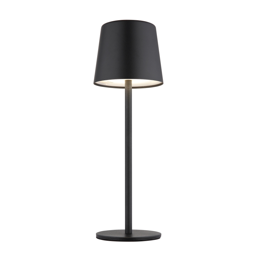 Globo - LED Димируема екстериорна сензорна настолна лампа LED/2W/5V 3000/4000/6000K 2200 mAh IP44 черен
